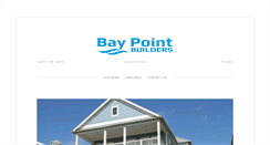 Desktop Screenshot of baypointbuilders.com